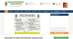 Desktop Screenshot of delhiortho.org